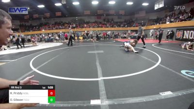 70 lbs Rr Rnd 3 - Raytin Priddy, Noble Takedown Club vs Desmond Gibson, Tecumseh Youth Wrestling