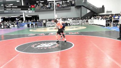 4 - 126 lbs Champ. Round 1 - Kenny Spaulding, Millbrook vs Brady Beard, Powhatan