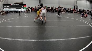 144 lbs Round 5 (6 Team) - Matthew Esposito, North Hunterdon WC vs Coy Deel, Upstate Uprising