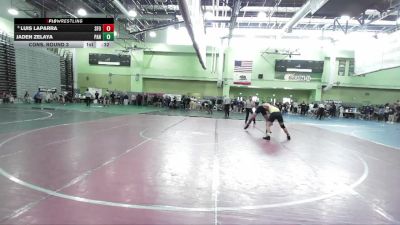 165 lbs Cons. Round 3 - Jaden Zelaya, PANORAMA vs Luis Laparra, SAN FERNANDO