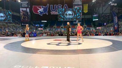110 lbs Cons. Sub-rd Of 32 - Nicoletta Pacific, CT vs Lyla Tillman, CA