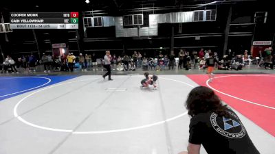 54 lbs Consi Of 8 #2 - Cooper Monk, Trybe vs Cain Yellowhair, Rez Kids
