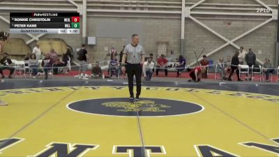 157 lbs Quarterfinal - Peter Kane, Williams College vs Ronnie Christolin, Wesleyan (CT)