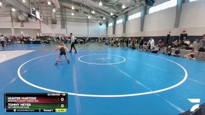 58 lbs Cons. Round 3 - Hunter Martens, Brazoria County Wrestling vs Tommy Meyer, Vici Wrestling Club