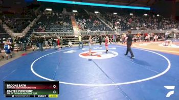 92 lbs Quarterfinal - Brooks Bath, Touch Of Gold Wrestling Club vs Carter Pierpoint, Top Of The Rock Wrestling Club