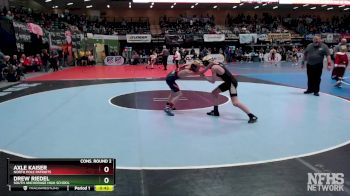 103 lbs Cons. Round 2 - Drew Riedel, South Anchorage High School vs Axle Kaiser, North Pole Patriots