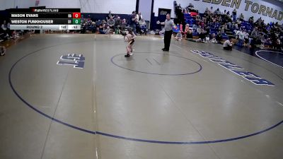 47-49 lbs Round 2 - Mason Evans, North Allegheny vs Weston Funkhouser, D1