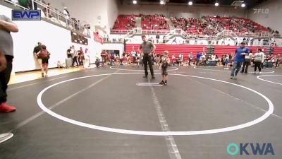 40 lbs Consi Of 8 #2 - Junior Garcia, Midwest City Bombers Youth Wrestling Club vs Cole Calabrese, Little Axe Takedown Club