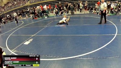 62 lbs 1st Place Match - Kovie Avery, WESTLAKE vs Murphy Ashby, Wasatch WC