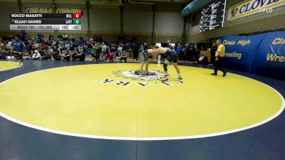 193 lbs Consi Of 8 #1 - Rocco Biasatti, Bellarmine Prep vs Elijah Hawes, Layton (UT)