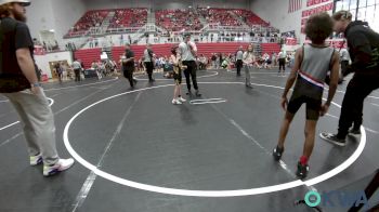 61 lbs Rr Rnd 1 - Micholas Von Quenaudon-Sevier, Standfast vs Renzie Gibilisco, Midwest City Bombers Youth Wrestling Club