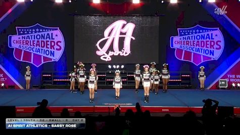 A1 Spirit Athletics - Sassy Rose [2026 L1 Youth - D2 - Small - B Day 2] 2026 NCA All-Star National Championship