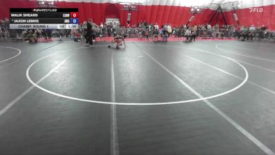 92 lbs Champ. Round 1 - Malik Sheard, La Crosse Area Wrestlers vs Jaxon Lemke, Askren Wrestling Academy