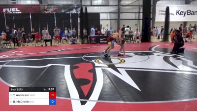 57 kg Consi Of 16 #1 - Trever Anderson, Panther Wrestling Club RTC vs Brendan McCrone, Ohio Regional Training Center
