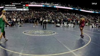 4A 190 lbs Quarterfinal - James Ellison, Lumberton vs Kaulton Kuddie, A.L. Brown High School