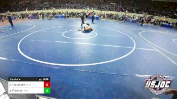 106 lbs Consi Of 4 - Zechariah Tecumseh, Mojo Grappling Academy vs Javon Freeman, Bristow Youth Wrestling