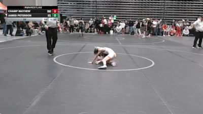 52 lbs Round 2 (8 Team) - James Peterson, NC Legend vs Champ Mayhew, Reaper WC