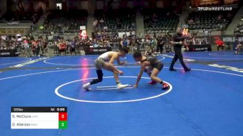 125 lbs Consolation - Smokey McClure, Unattached vs Dimitri Alarcon, Bear Cave