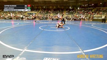 67 lbs Consi Of 16 #2 - Cutter Bledsoe, Woodland Wrestling Club vs Jhett Stucky, Maize Wrestling Club