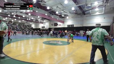 125 lbs 5th Place Match - Naima Hagadorn, Thousand Oaks vs Charlee Marquez, Walnut