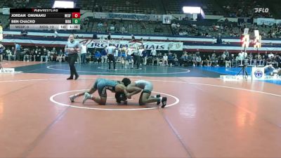 120 lbs Semis & Wb (16 Team) - Jordan Onunaku, Westfield vs Ben Chacko, Ridge