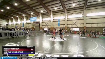 140 lbs Semifinal - Audrey Robinson, Oregon vs Kaimalie Wong-Stone, Hawaii