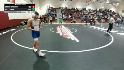 113 lbs Cons. Round 2 - Jett Olsen, Kelly Walsh vs Cesar Orozco, Thunder Basin