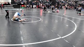 132 lbs Semifinal - Max Brummer, Gretna East vs Orion Martinez, Las Animas