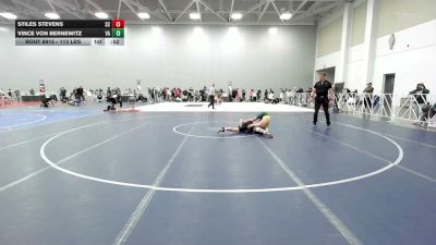 113 lbs Consi Of 16 #2 - Stiles Stevens, SC vs Vince Von Bernewitz, VA