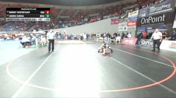 5A Boys 190 lbs Quarterfinal - Emmit Distefano, Thurston Boys vs Aiden Ojeda, McKay Boys