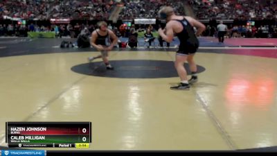 138 lbs Prelim - Caleb Milligan, Walla Walla vs Hazen Johnson, Burns