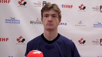USA's 17-Year-Old Goalie Trey Augustine Talks About WJC Experience