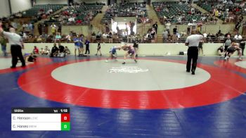 120 lbs Consi Of 8 #2 - Cole Henson, Level Up Wrestling Center vs Cade Hanes, Bremen Takedown Club