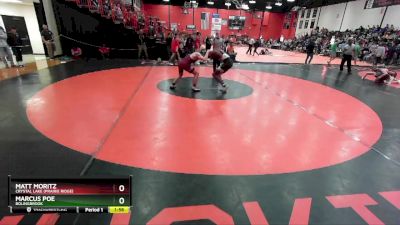 150 lbs Cons. Round 3 - Marcus Poe, BOLINGBROOK vs Matt Moritz, Crystal Lake (PRAIRIE RIDGE)