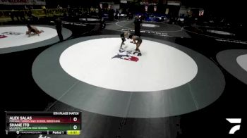 106 lbs 5th Place Match - Alex Salas, Matilda Torres High School Wrestling vs Shane Ito, La Costa Canyon High School Wrestling