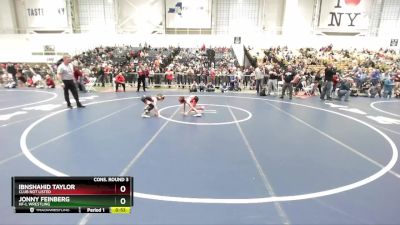 70 lbs Cons. Round 3 - Ibnshahid Taylor, Club Not Listed vs Jonny Feinberg, HF-L Wrestling