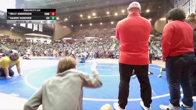 52 lbs 3rd Place Match - Billy Anderson, Fayetteville Wild Hog Wrestling vs Kaden Vanover, Arkansas