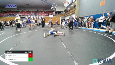 84 lbs Rr Rnd 3 - Hayden Opitz, Weatherford Youth Wrestling vs Hunter Coney, Choctaw Ironman