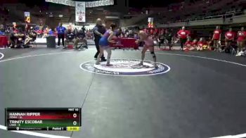 132 lbs Round 2 (6 Team) - Hannah Ripper, MDWA vs Trinity Escobar, LAWA