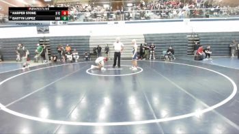 132 lbs Champ. Round 1 - Harper Stone, Southern Idaho Training Center vs Eastyn Lopez, All In Wrestling Academy