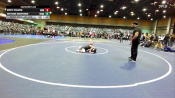 135 lbs Consi Of 8 #2 - Zoey Pulver, Auburn vs Shyann Martinez, McQueen