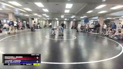 88 lbs Round 5 - Rockwell Jensen, Hammers Academy vs Cooper Landon, Skyline Wrestling Club