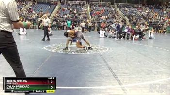 4A 132 lbs Cons. Round 3 - Jaylen Bethea, Hoke County vs Dylan Drinkard, Mallard Creek