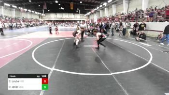 126 lbs Final - Caden Leyba, Yotes WC vs Racer Uhler, Mingus
