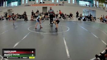 52 lbs Round 5 (6 Team) - Brantley Dalton, Python Pit vs Mason Maher, Riverdale WC