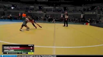 80 lbs Semis & 1st Wrestleback (8 Team) - Myles Stachowski, Monticello vs Owen Zabel, PEM (Plainview/Elgin/Millville)