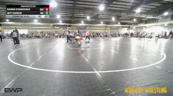 101 lbs Consi Of 16 #1 - Kaiden Starkovich, Black Fox Academy vs Jett Hanson, Cowboy Wrestling Club