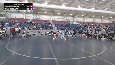 150 lbs Christian Snyder, Arizona vs Micah Engelman, Pennsylvania Red