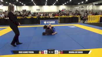 Brianna Love Margo vs Chloe Alvarez Pereira 2025 World IBJJF Jiu-Jitsu No-Gi Championship