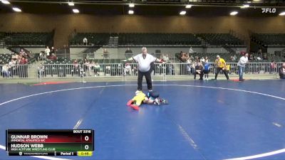 53 lbs Round 3 - Gunnar Brown, Immortal Athletics WC vs Hudson Webb, High Altitude Wrestling Club